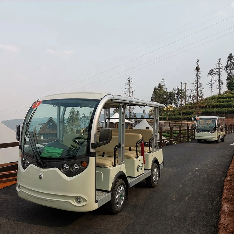 Direct selling The best quality promotion 8-seater battery sightseeing car/electric sightseeing car