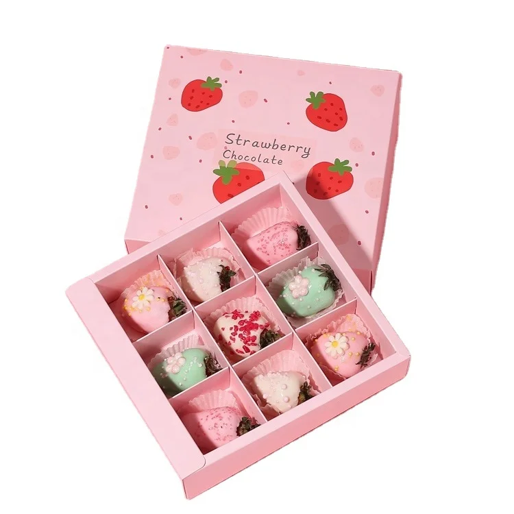 Manufacturer Custom Square Luxury Private Label Small Chocolate Box Paper Packaging For Gift Product