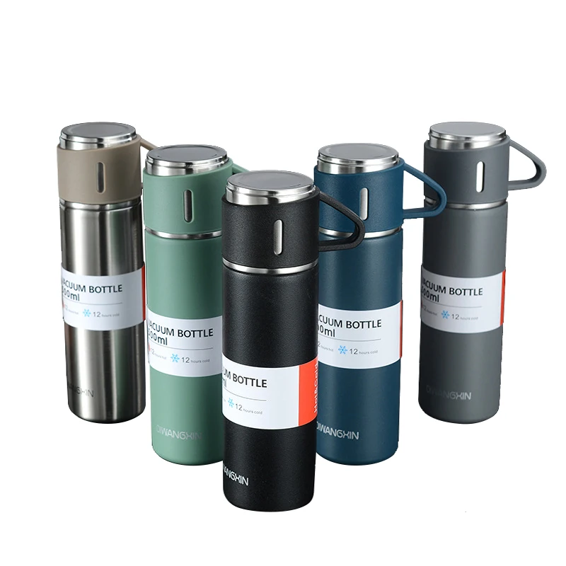 High Quality Business Custom Logo Stainless Steel Thermal Bottle Vacuum Thermos Cup