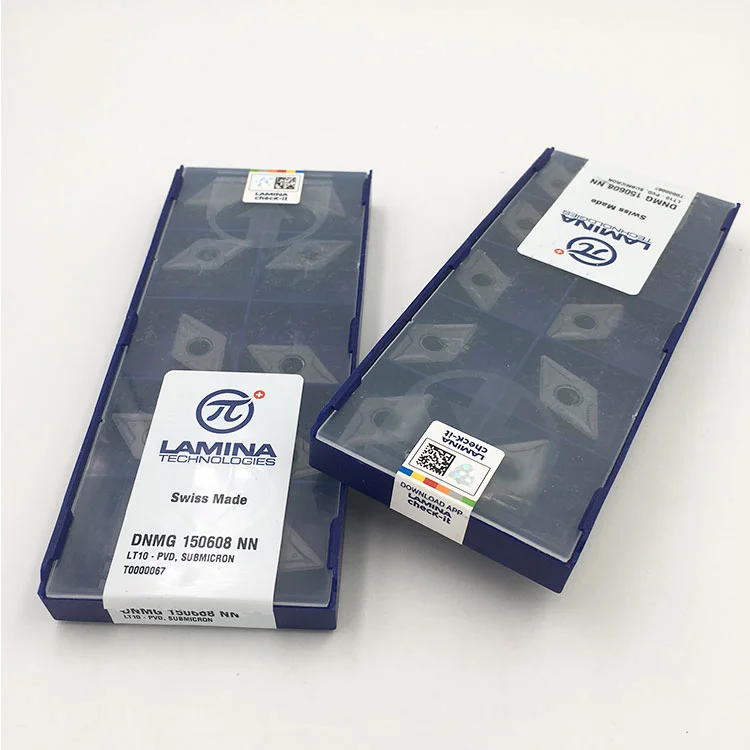 Durable Laminas turning tools solid carbide cnc inserts DNMG150608NN LT10