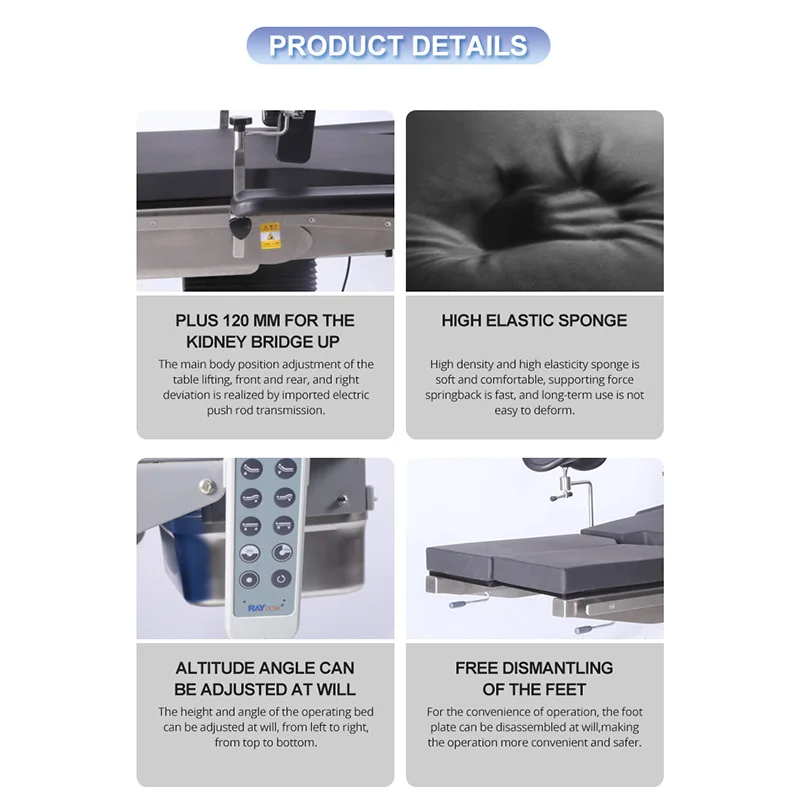 Medical Hydraulic Surgical Operation Delivery Beds Hospital Gynecological Tables