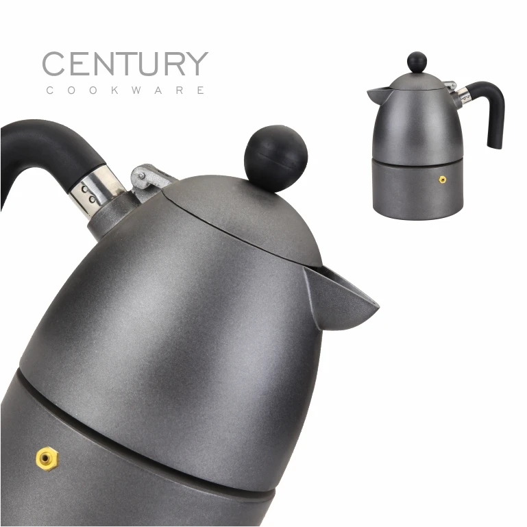 China factory direct cheap aluminum portable outdoor coffee moka pot moka coffee pot