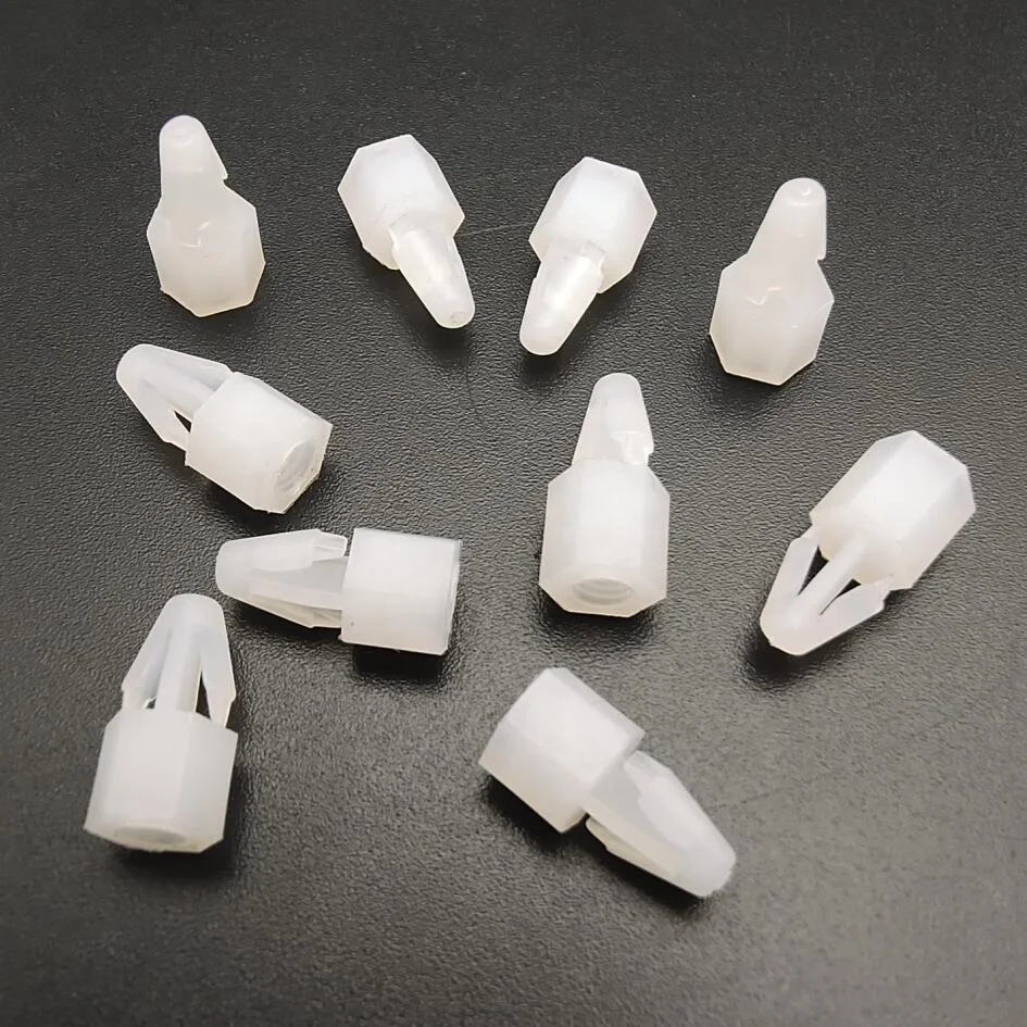 M3 * 0.5 internal thread nylon hexagonal isolation column push-in PCB insulation support column