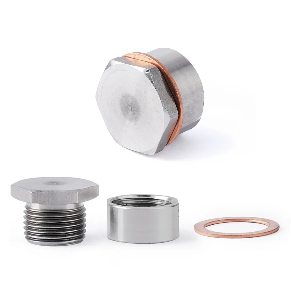 Адаптер датчика кислорода O2 сварка на пружине и штепсельной вилке набор универсальных гаек из нержавеющей