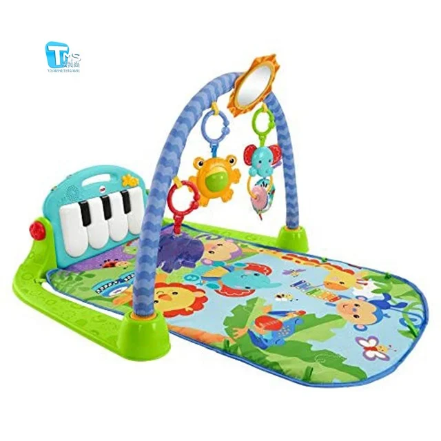 musical pedal keyboard piano play mat baby activity gym with rattle toys (1600149785090)