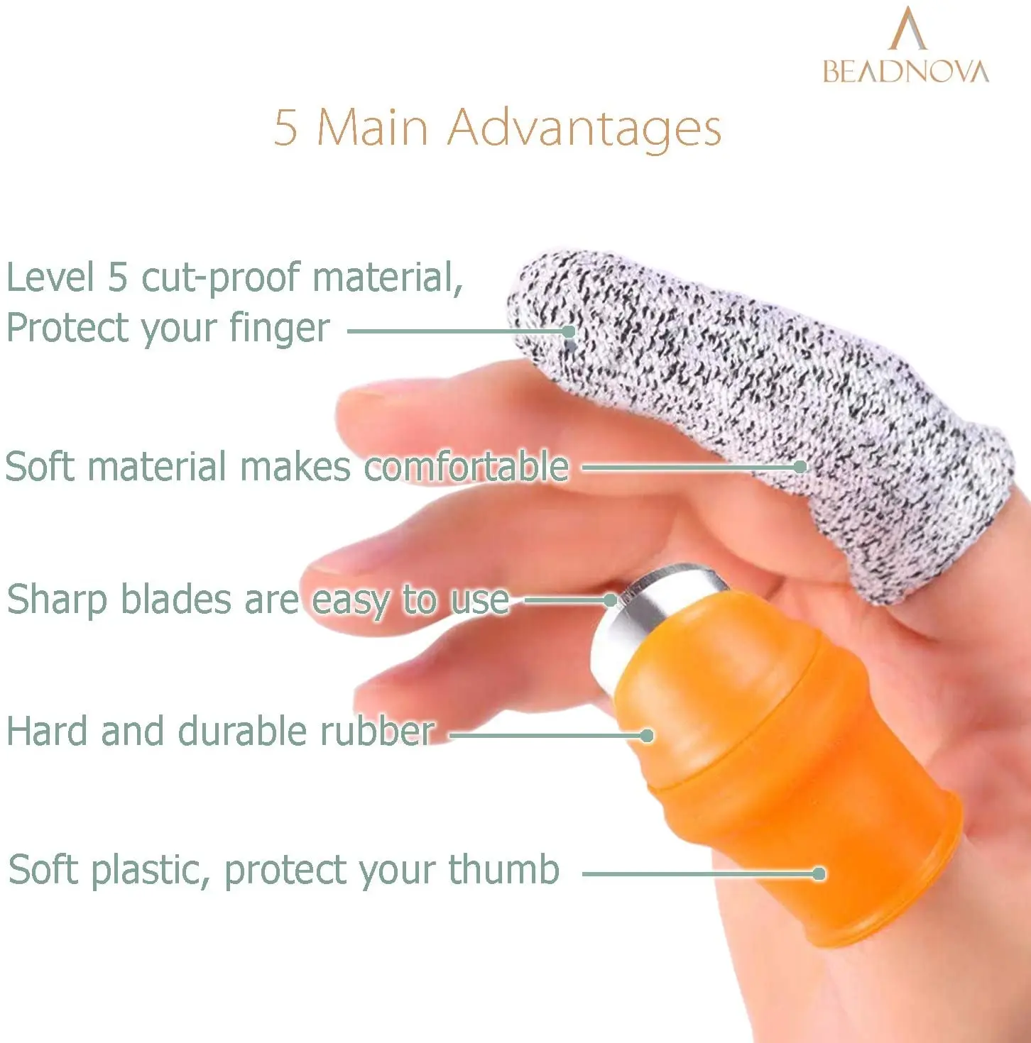 Hot Sell Finger Knife Garden Gifts Plants Picking Trim Tools Thumb Knife for Garden