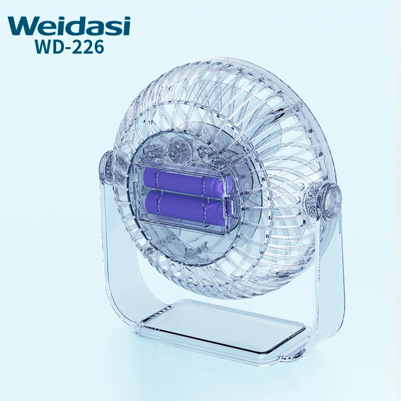 New Wholesale Office Charging Silent Rechargeable Mini Fan Portable Cute Student Fan Desktop Fan