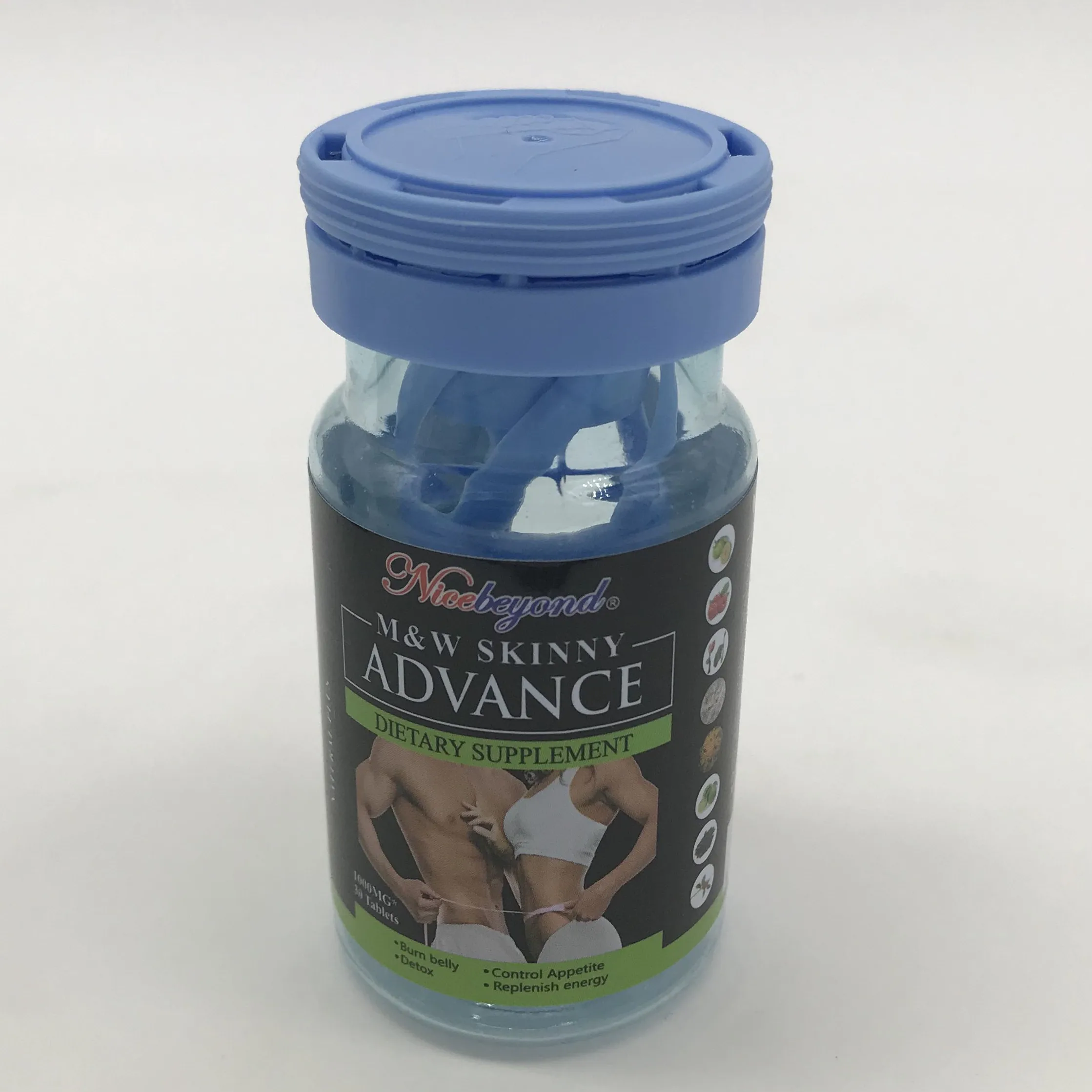 OEM Nicebeyond M&W SKINNY ADVANCE  500mg*30 capsules Natural Strong formula