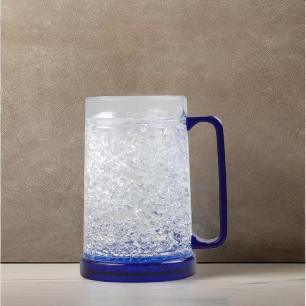 BPA-Free Plastic iced Gel Beer Freezer Mug Creative Style PS Material for Halloween & Christmas