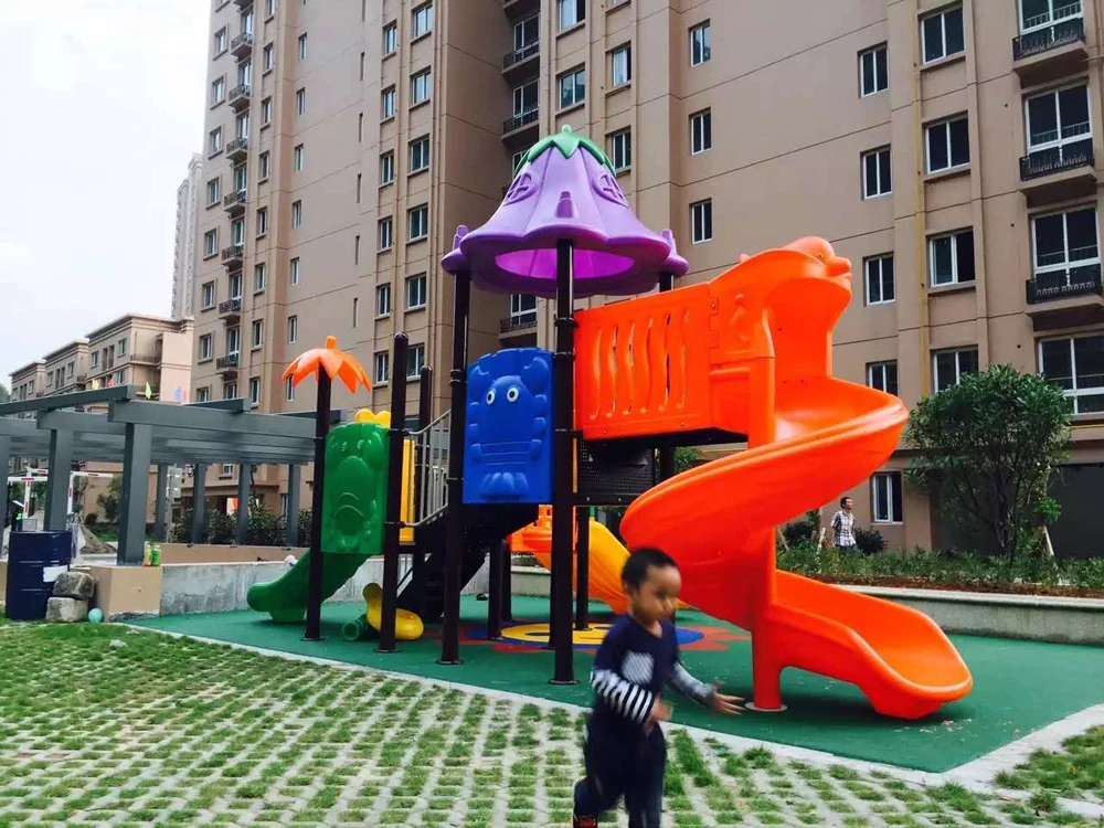 
Theme park kids playground outdoor play gym maze OL-EJ043 