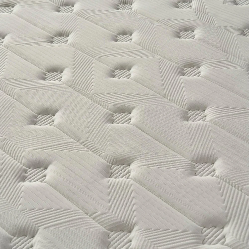 Comfortable Gel Infused Memory Foam 5 Zone Pocket Spring Mattress Latex Natural OEM/ODM 12 Inch Home Furniture Fabric White