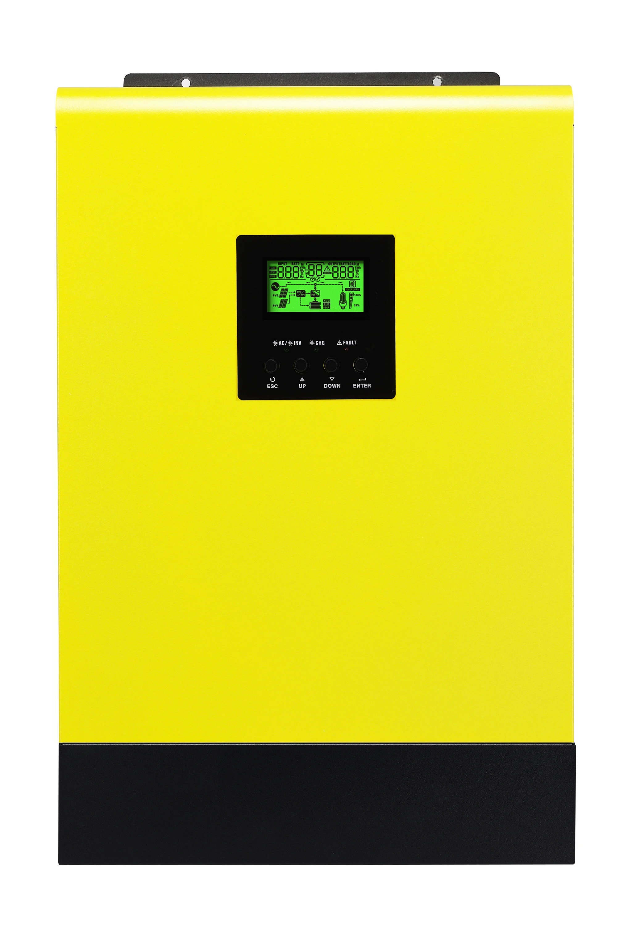 Best efficiency On-Grid Solar inverter 2KVA 3KVA 5KVA Hybrid solar panel inverter Puresinewave inverter on grid