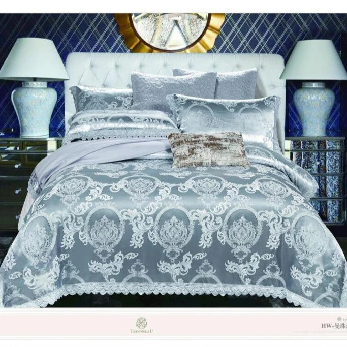 100 polyester embossed fabric wholesale for making bedding sets