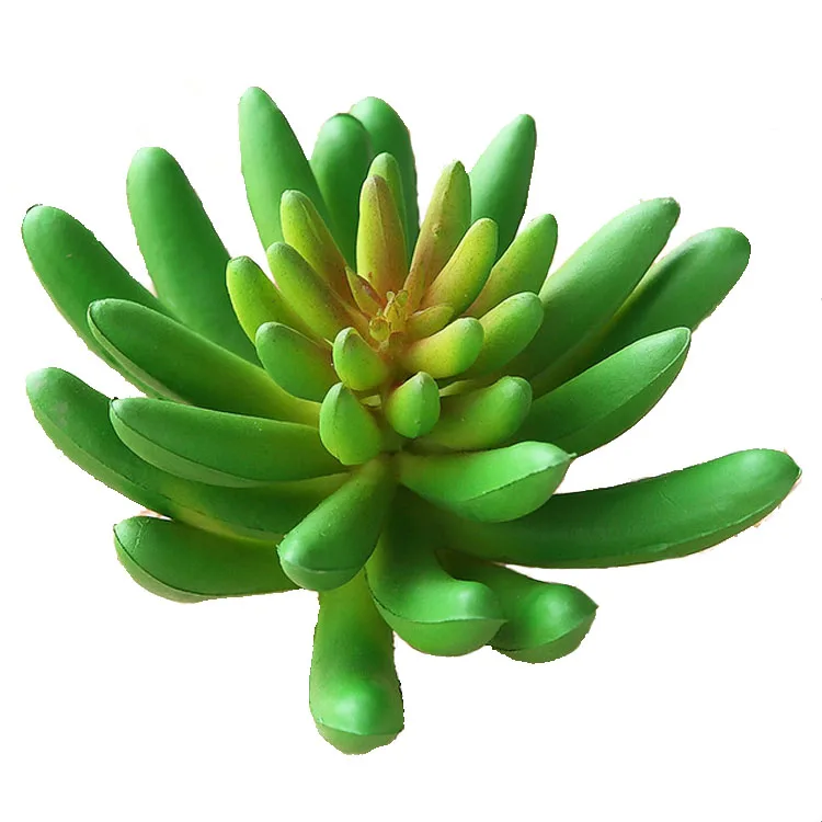 Hot Sale large  Artificial Succulent Flocking Plants Unpotted for Decorative Garden Arrangement Decor