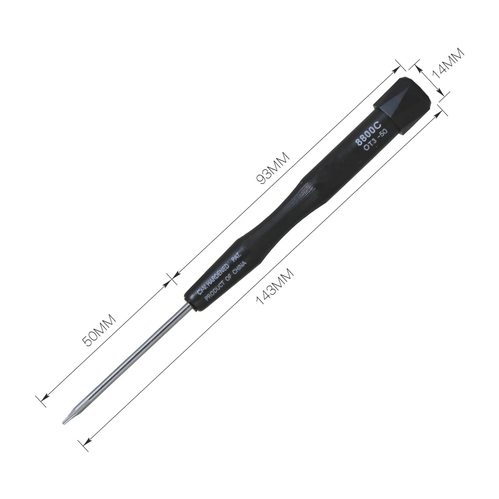 Поо прецизионная Крестовая головка ph000 ph00 Torx Y0.6 Магнитная отвертка для Macbook Pro ноутбук сотовый телефон ремонтный инструмент