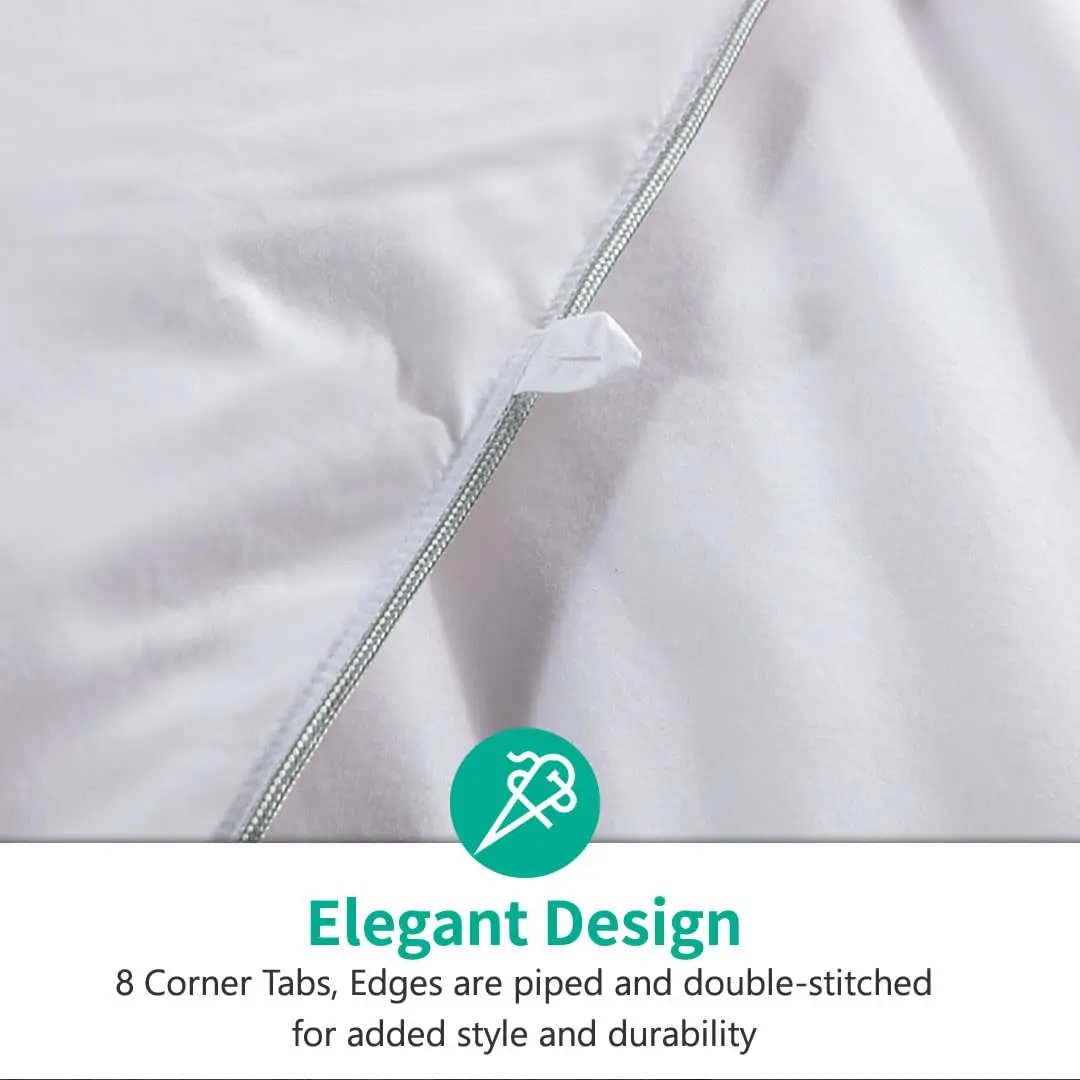 Custom King Size White Goose Duck Feather Down Filled Bedding Comforter Duvets for Home Hotel