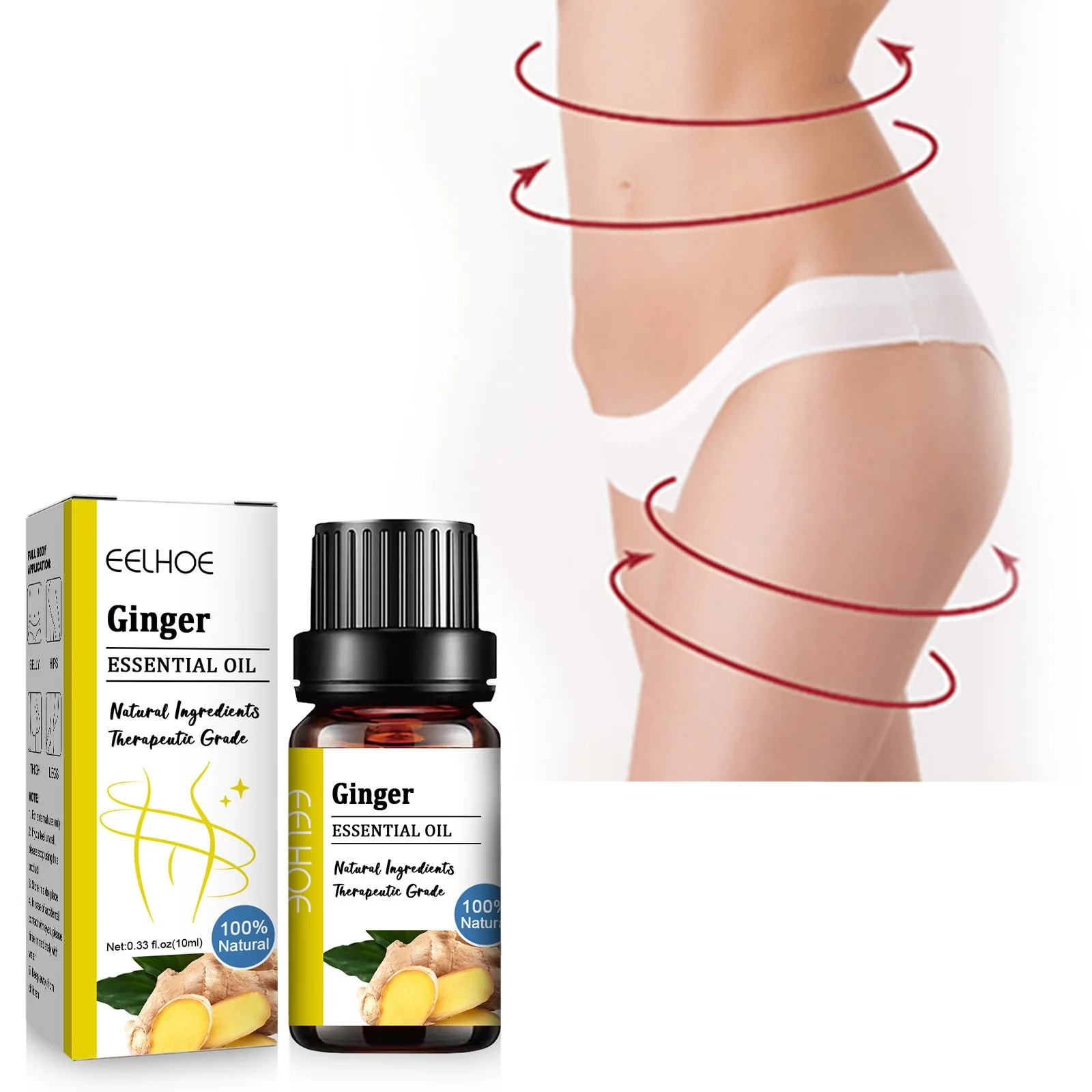 Private label Natural Plant Extract Skin Firming and Tightening Anti Cellulite Body Slimming Massage Oil for Women