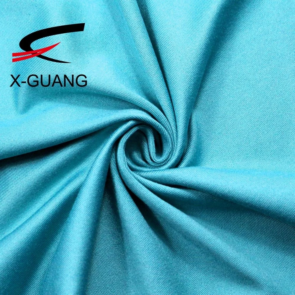 
4 Way Stretch Polyester Spandex Lycra Knit Single Jersey Fabric For Sports Wear 