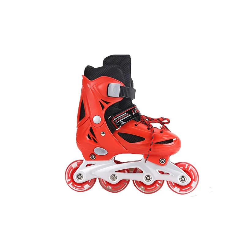Top Quality Cheap Price for Sale Durable Adjustable Safe Speed 4 PU Wheels LED Light Flashing Roller Inline Skates