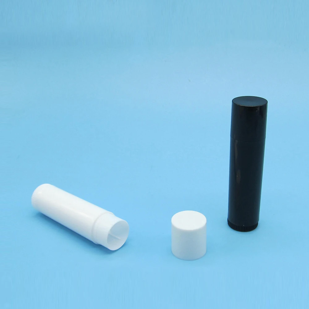 BIG CAPACITY EMPTY 15G CLEAR ROUND LIP BALM TUBE WHOLESALE