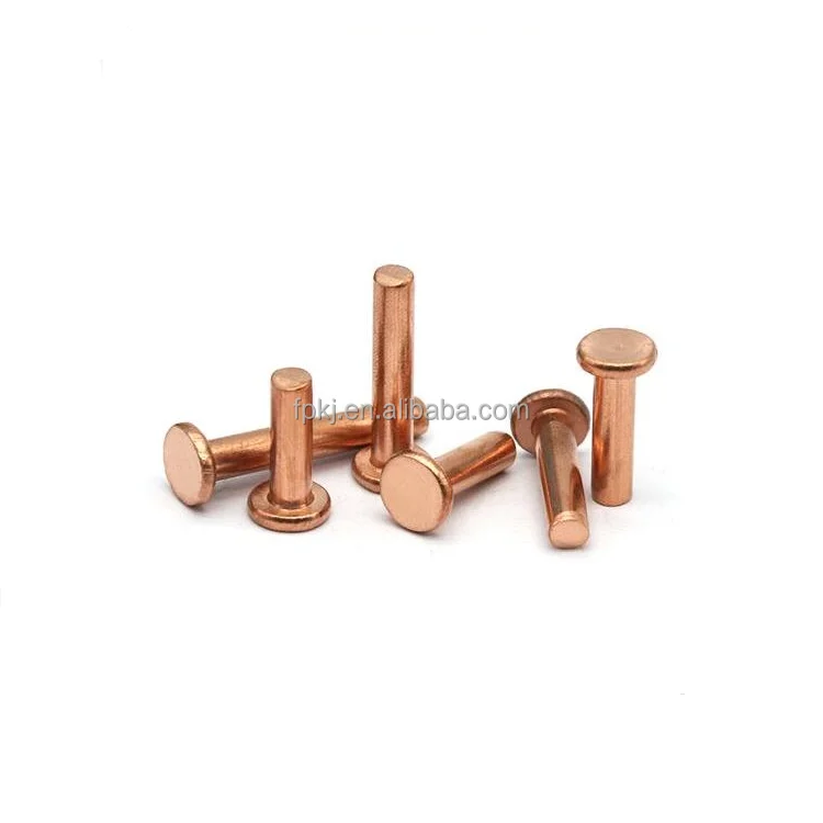 China screw manufacturer hex allen machine button head bolt red copper half round head screw
