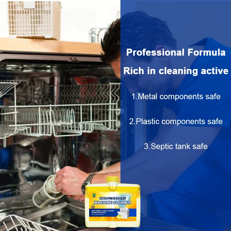 Best Selling Dishwasher Machine Cleaner Eco Friendly Dishwasher Cleaner Liquid For Dishwashers