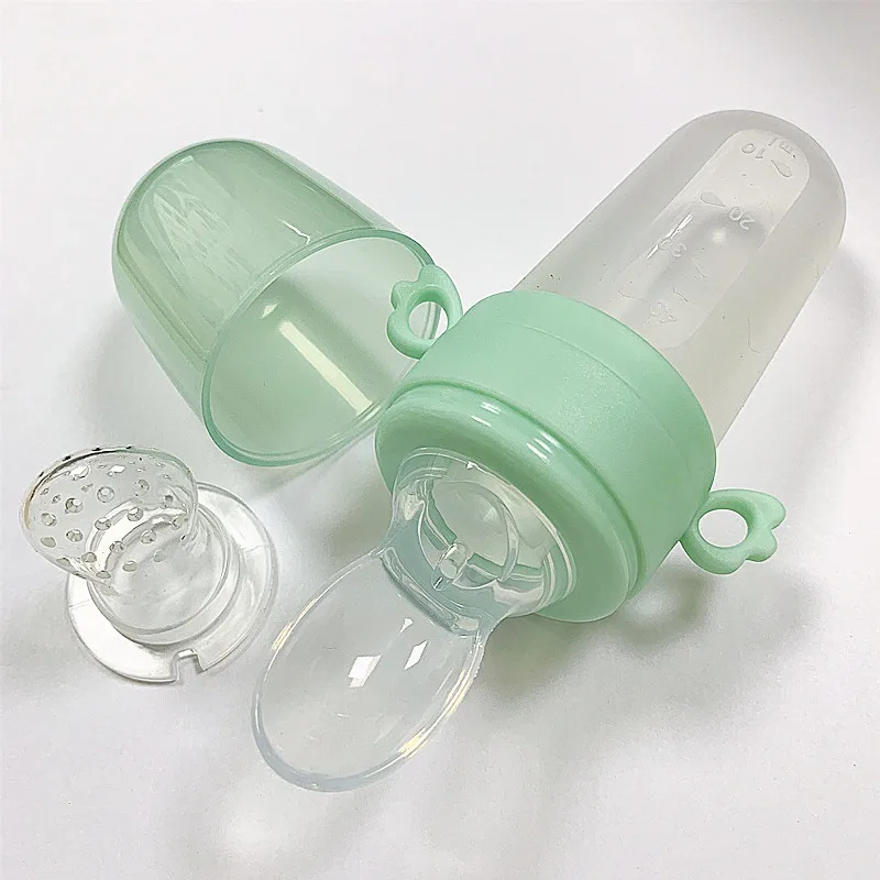 New PP Liquid Silica Gel Puree Porridge Egg Fruits Baby Feeder Hand Shank Rice Paste Water Bottle Baby