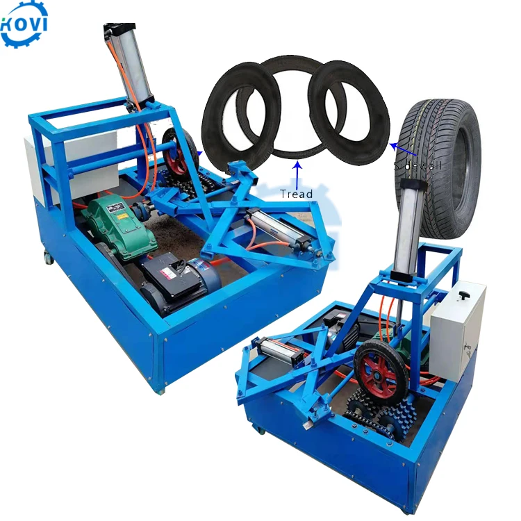 
truck tire bead cutting recycling machine tire sidewall cutter shredder machine price 