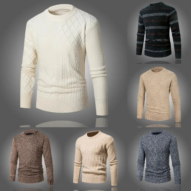 Best quality 100% cashmere yarn white pullover for winter long sleeve high neck knitted man sweater