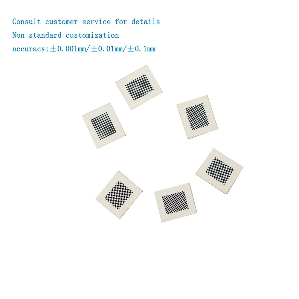 Hot Selling Good Quality Ceramics Optical Cheap Calibrated Weight Machine Vision image Calibration Plate