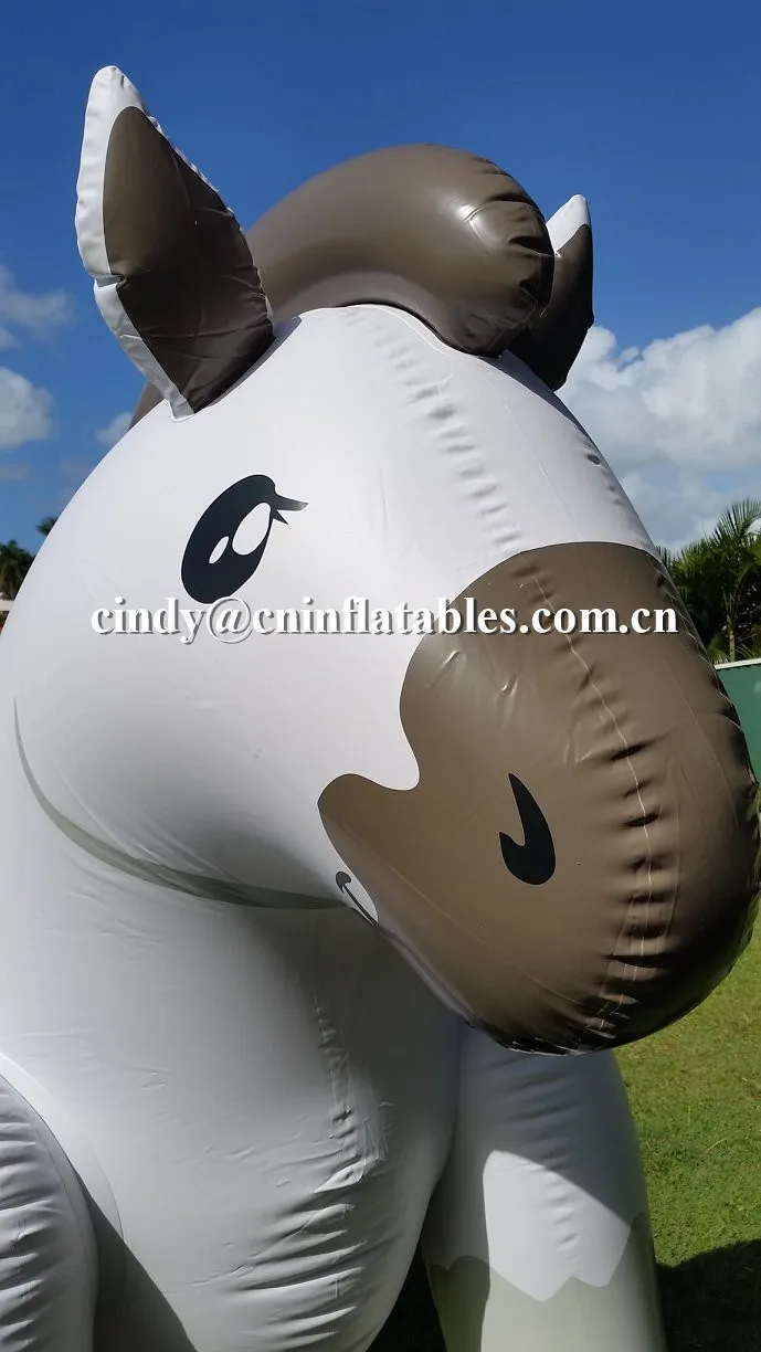 puffy paws inflatable draft horse decoration play inflatable animal toys for sale
