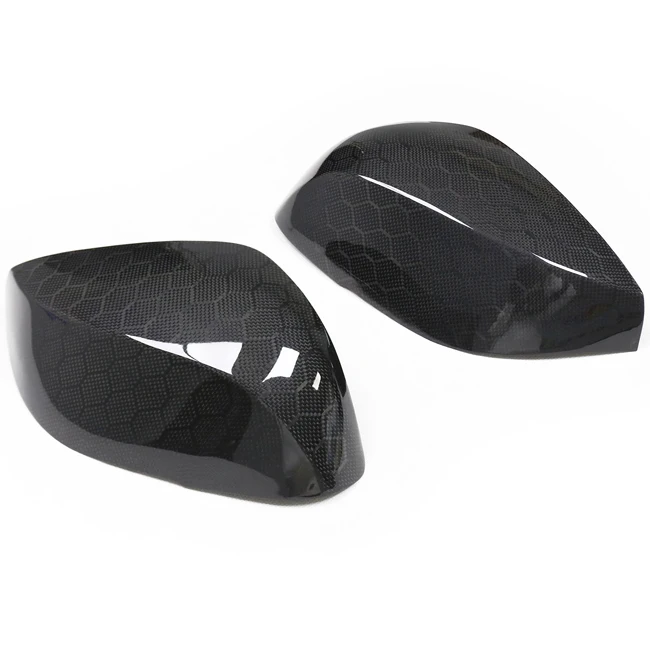 Q50 Q50L Q60 Q70 QX30 Honeycomb Carbon Fiber Rearview Mirror Cover For Infiniti Stick On Style Car Exterior