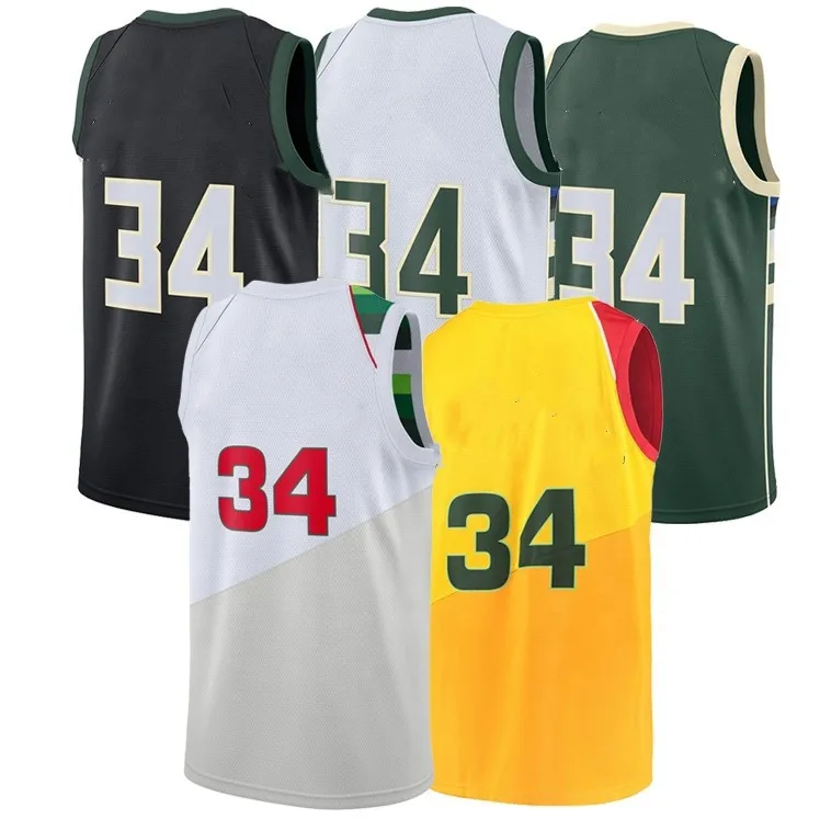 2021 Latest Design Stitched Custom Men Training Wear Giannis Antetokounmpo Basketball Jerseys