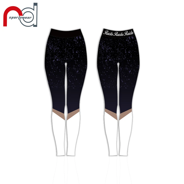Wholesale High Waist Leggings Polyester Spandex Leggings European Dance Fashion Women Slim Legging Pants