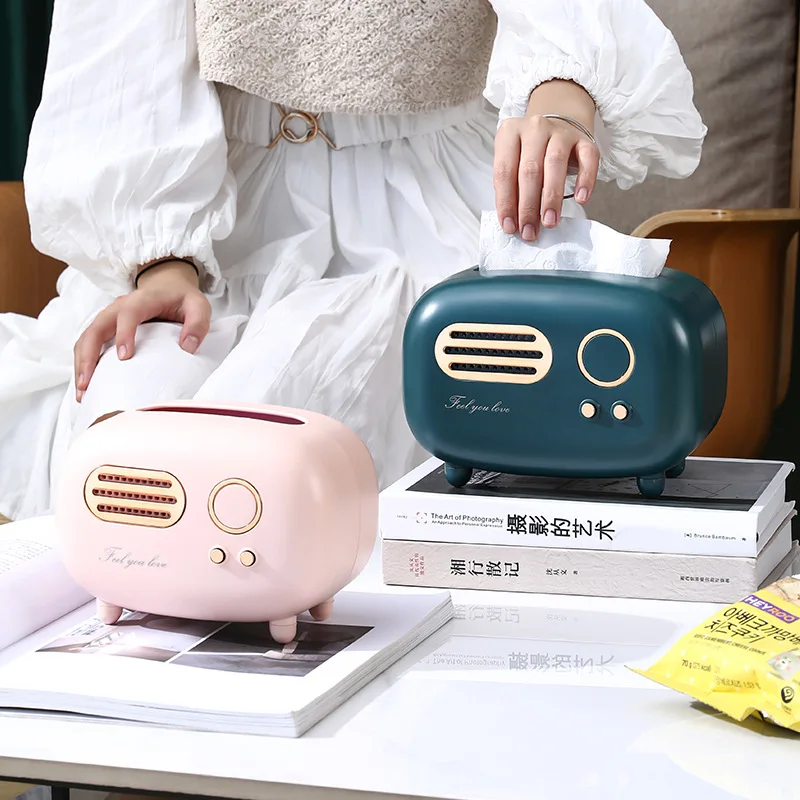 Luxury Tissue Holder Box Creative Tissue Box Portable Decorative Household Facial Tissue Holder