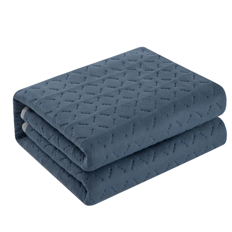 220v Single size electric blanket heated mattress pad