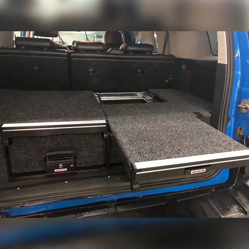 4x4 Cars Interior Upgrade Cargo Drawer For FJ Cruiser Lock Car Drawer