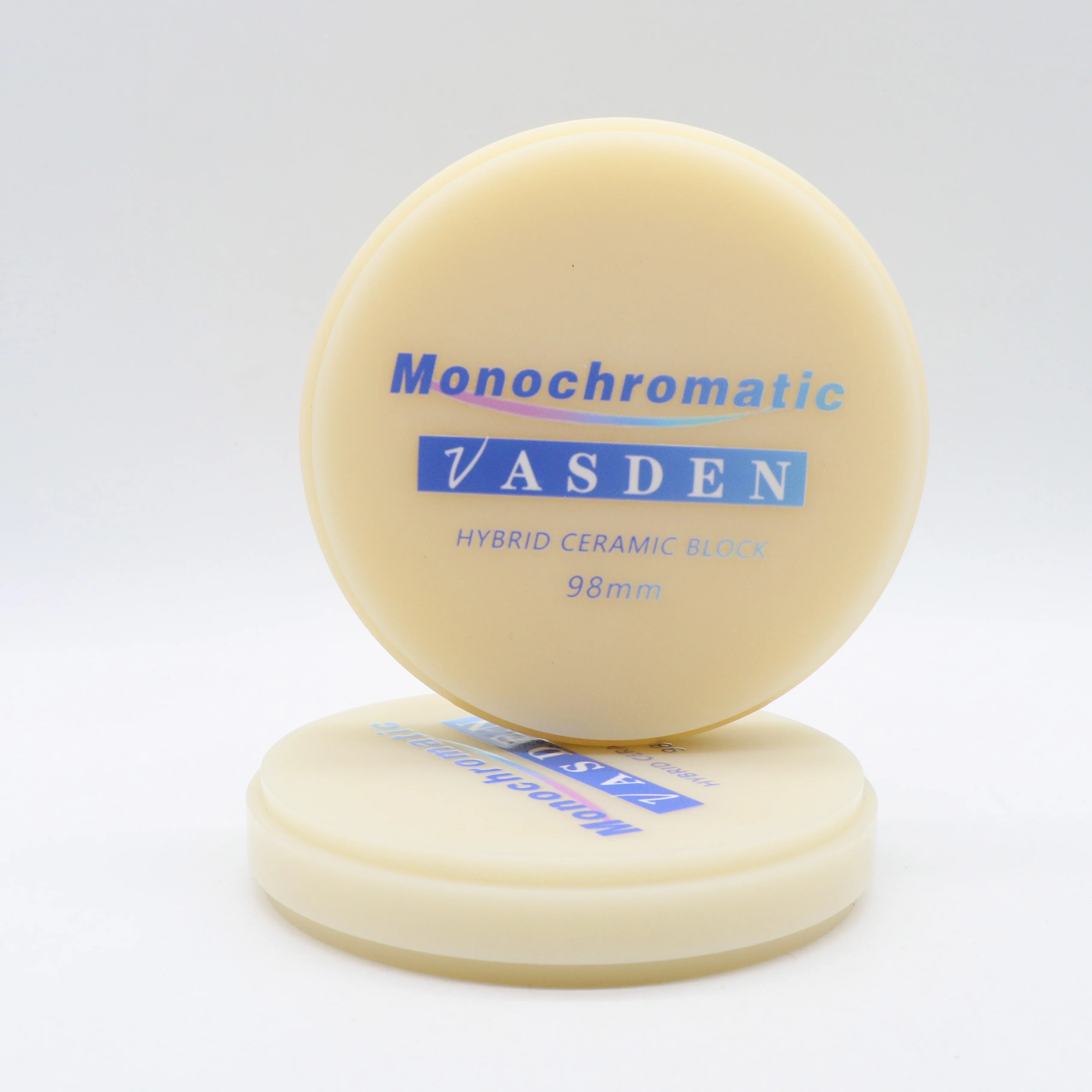 Dental laboratory CADCAM dry cut consumables Glass Ceramic 95mm composite veneer resin Hybrid Ceramic