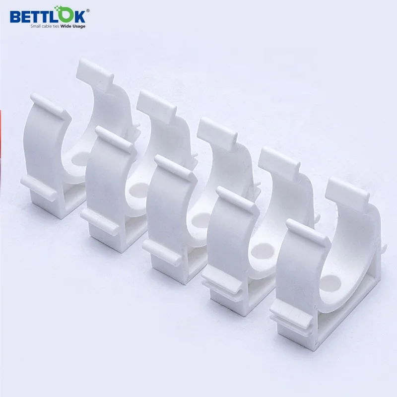 Pipe clamp Different models can be linked plastic wall cable clip Commonly used in decoration pipe clip