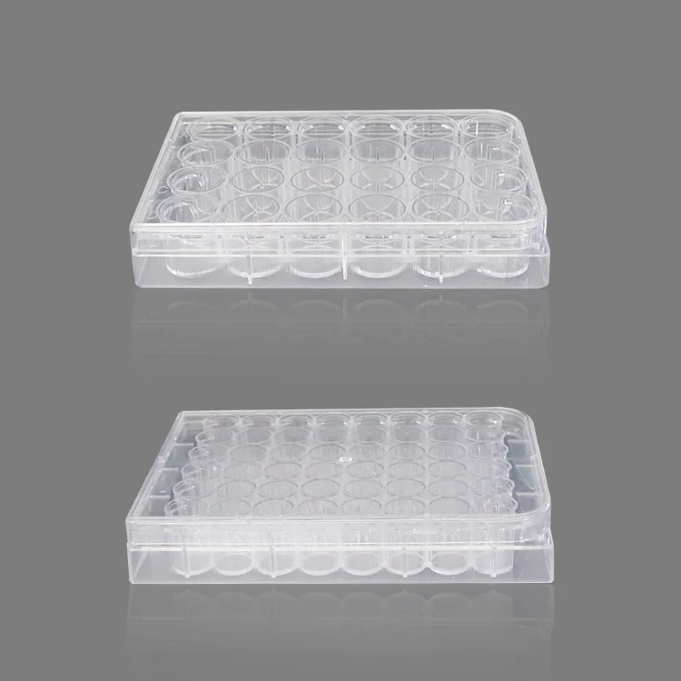 Sterile 4 6 12 24 48 96 wells Tissue Culture Plate cell culture plate for lab