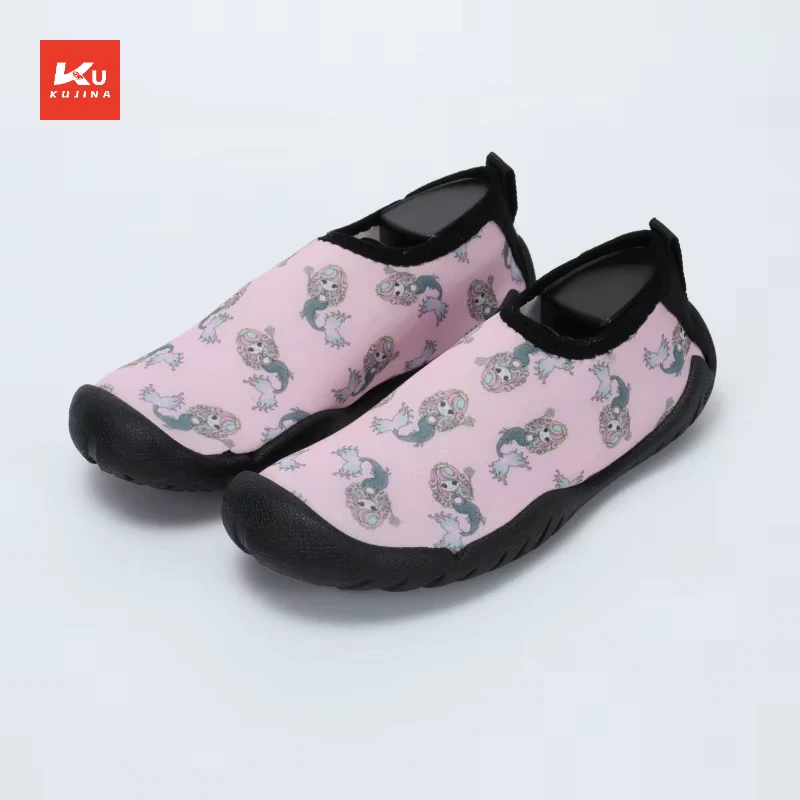 2024 New Style Swim Pool Quick Dry Lightweight Toddler Little Big Kids Aqua Socks Barefoot Beach Water Shoes