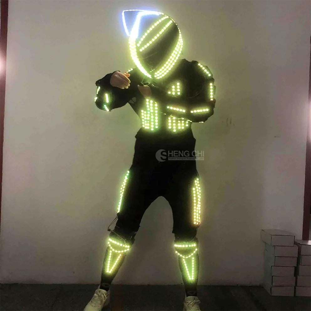 High Quality LED Robot Nightclub Lighting Stage Dance Party Performance Costumes