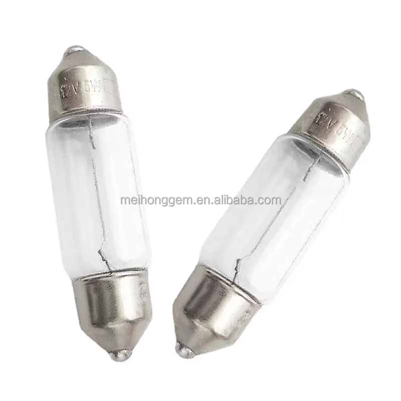 car lamp Festoon  Dome Lamp Reading Lamp Car Interior License Plate Light White  C5w  T10*36mm  24v 5w
