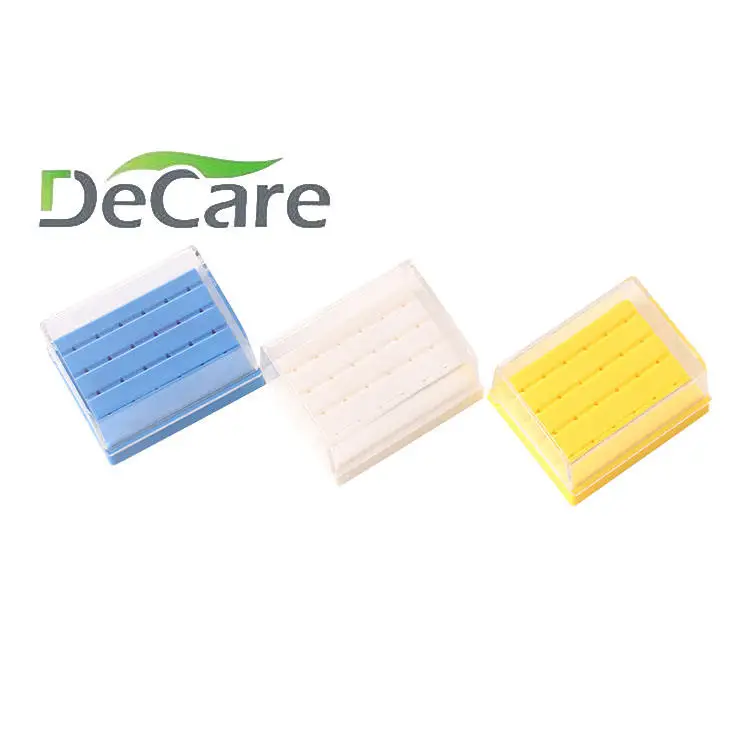 24-hole high speed handpiece sterilization autoclave dental burs holder box