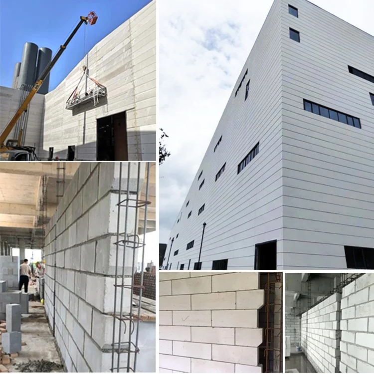 autoclaved aerated concrete machine and gas block making machine and aac bricks plant