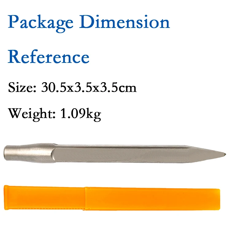 40Cr Steel Chisel for Concrete Brick Block Masonry Removal