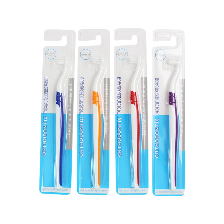 OB003-1 Zogear Good Price Small Head and Soft Bristle Dental Orthodontic Toothbrush
