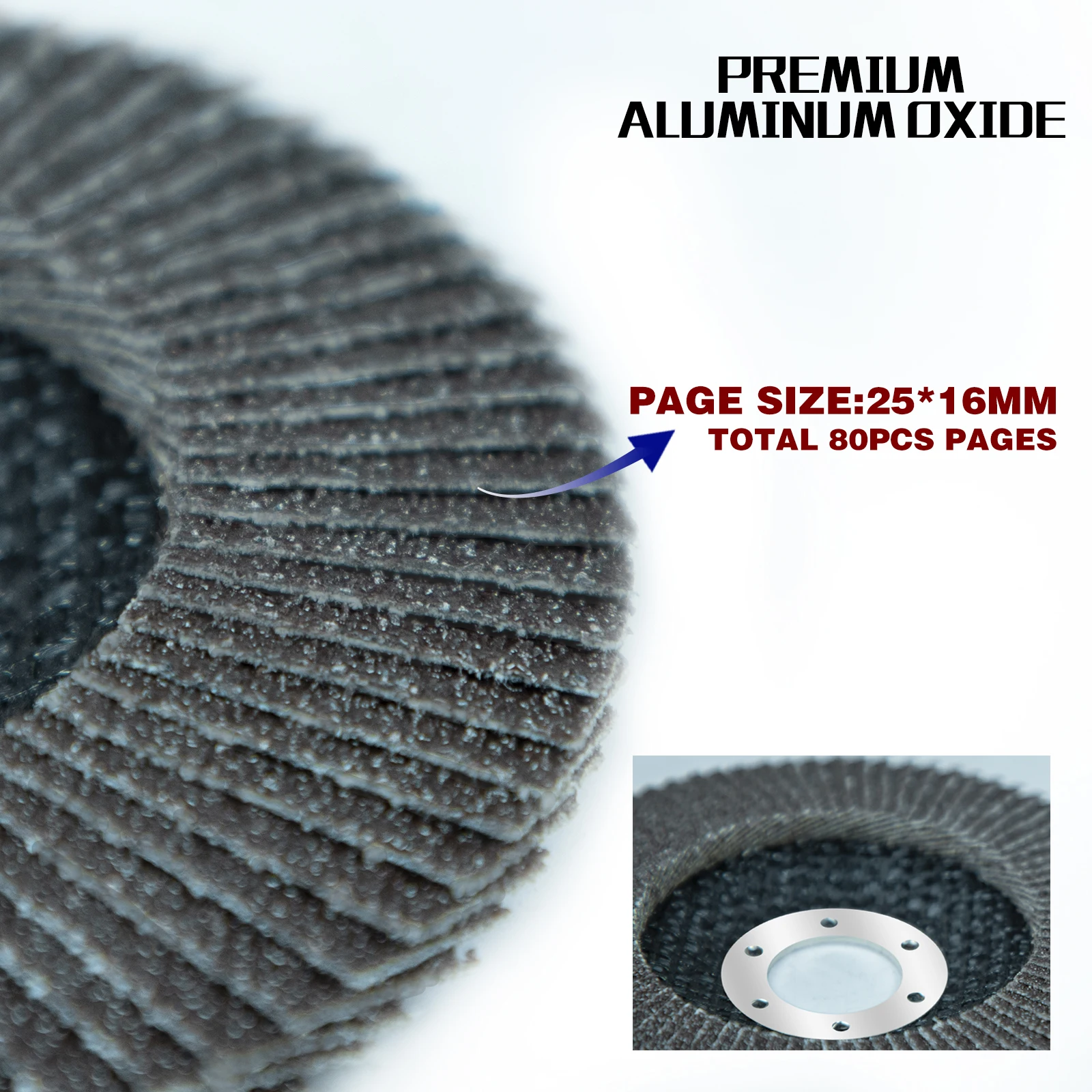5Inch 125mm SALI Durable Hardware Items Calcined ALumina Oxide Flap Disc For Construction Industry