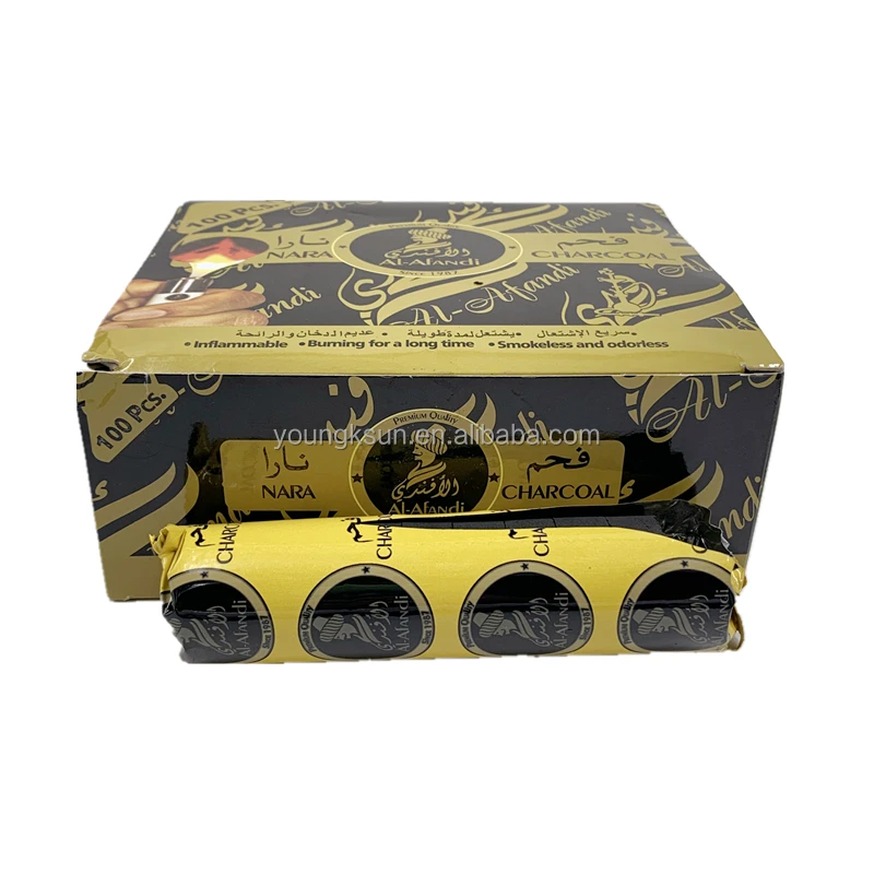 YKS low ash 35mm polo shisha fruit wood charcoal hookah coal smoking tobacco