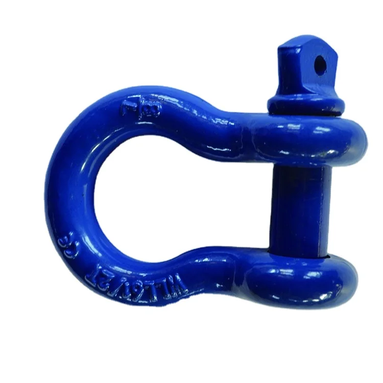 China shackle WLL 17T shackle 1 1/2 inch forged shackle